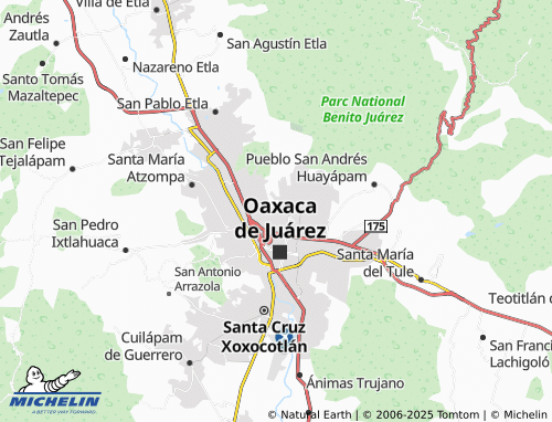 MICHELIN Mártires de Río Blanco map - ViaMichelin