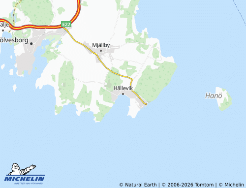 Carte MICHELIN Hällevik - ViaMichelin