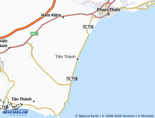 Mapa MICHELIN Tiến Thành - ViaMichelin