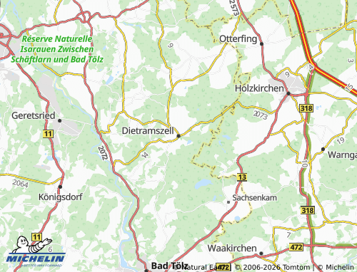 MICHELIN-Landkarte Dietramszell - ViaMichelin