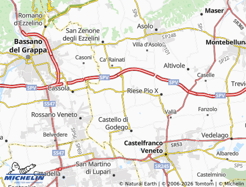 MICHELIN Loria map - ViaMichelin