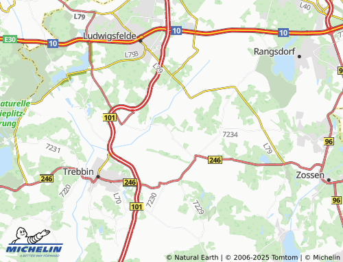 MICHELIN Märkisch Wilmersdorf map - ViaMichelin