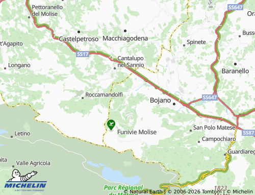 Mappa MICHELIN San Massimo - ViaMichelin