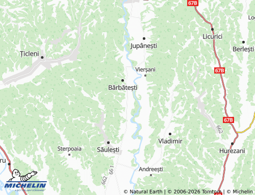 Mapa MICHELIN Petrești - ViaMichelin