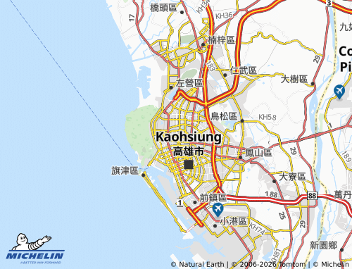 Mappa MICHELIN Sānmín Qū - ViaMichelin