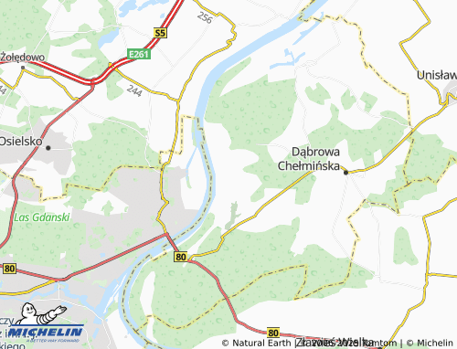 MICHELIN Mozgowina map - ViaMichelin