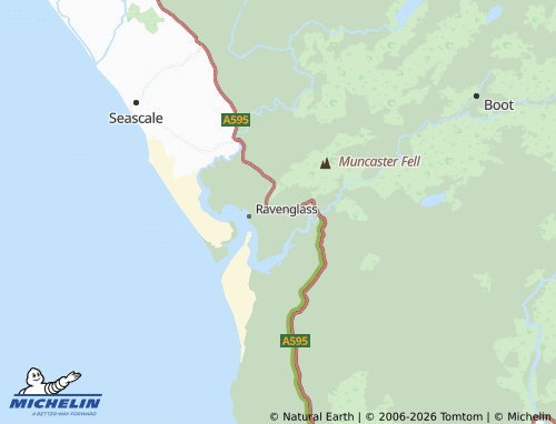MICHELIN Muncaster map - ViaMichelin