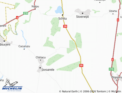 Mapa MICHELIN Valea Bujorului - ViaMichelin