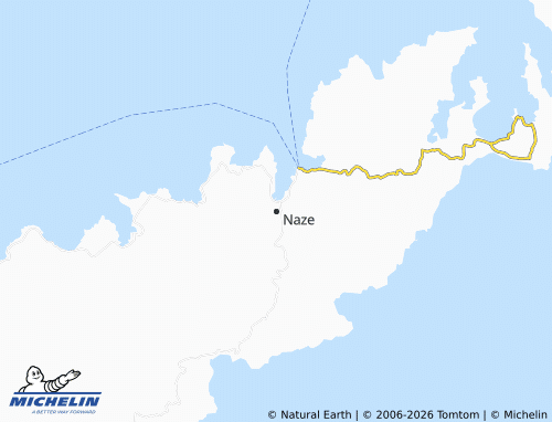 Kaart MICHELIN Naze - ViaMichelin