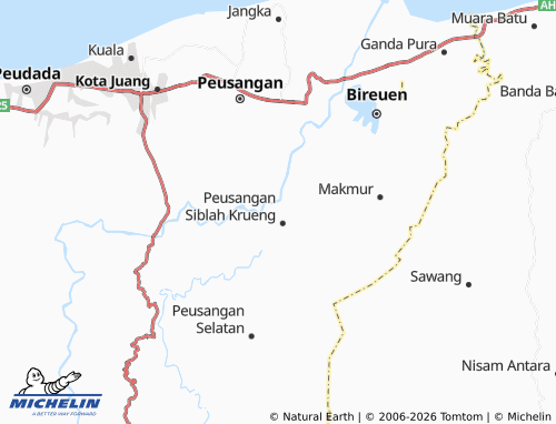 MICHELIN Awe Geutah Paya map - ViaMichelin