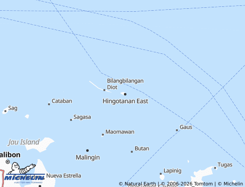 MICHELIN Hingotanan West map - ViaMichelin