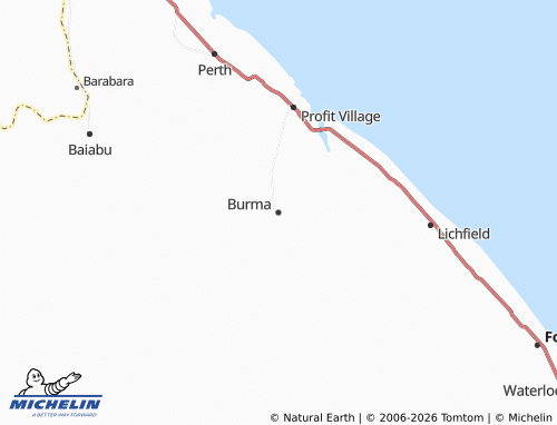 MICHELIN-Landkarte Burma - ViaMichelin