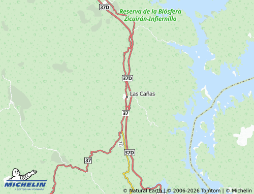 MICHELIN Las Cañas map - ViaMichelin