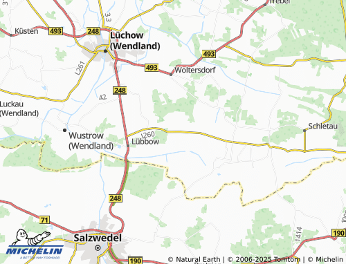 Carte MICHELIN Dangenstorf - ViaMichelin