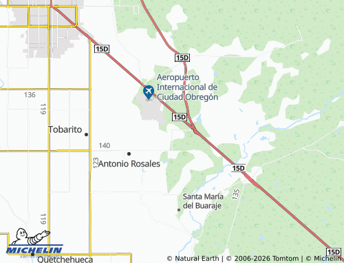 MICHELIN Francisco Villa map - ViaMichelin