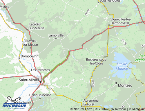Mapa MICHELIN Valbois - ViaMichelin