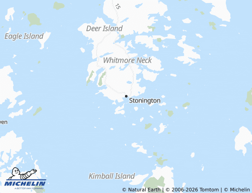 Carte MICHELIN Stonington - ViaMichelin