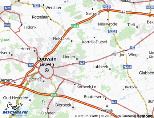 Mapa MICHELIN Linden - ViaMichelin
