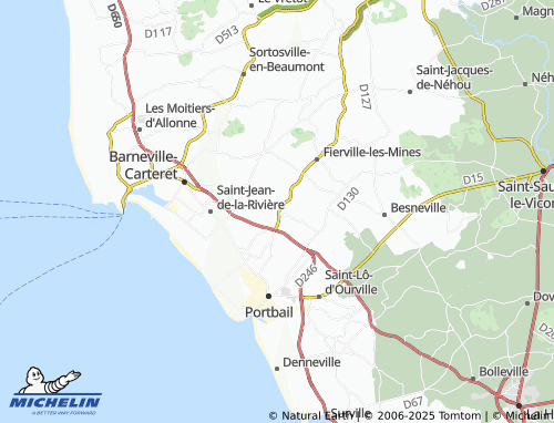 MICHELIN Le Mesnil map - ViaMichelin