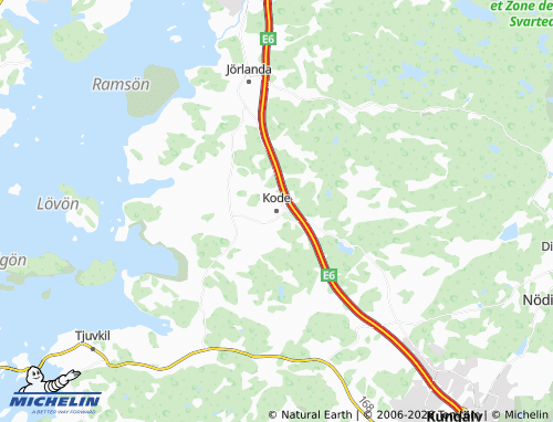 MICHELIN-Landkarte Kode - ViaMichelin