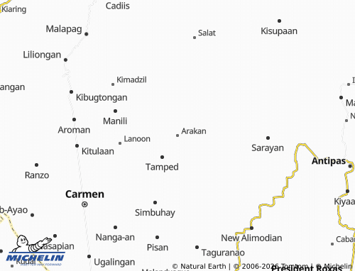 MICHELIN Arakan map - ViaMichelin