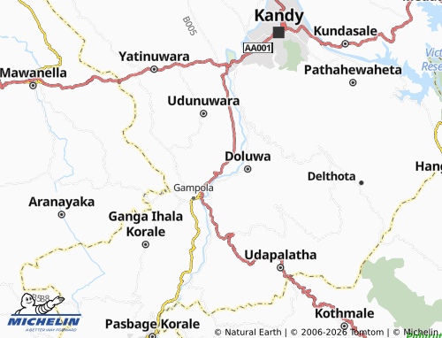 MICHELIN Kirinda map - ViaMichelin