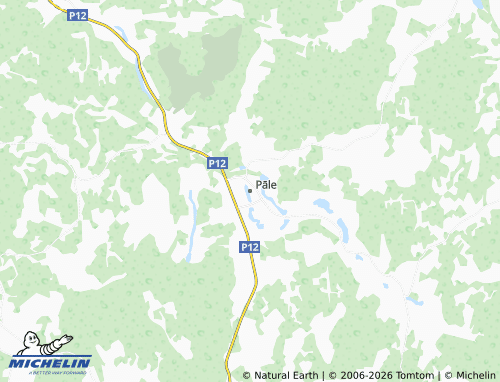 Mapa MICHELIN Pāles pagasts - ViaMichelin