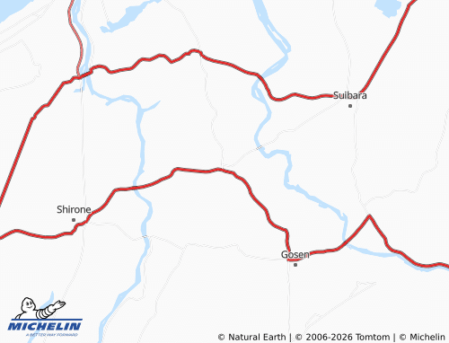 Mappa MICHELIN Niitsu - ViaMichelin