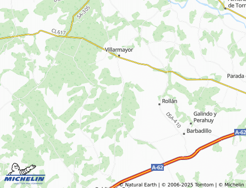 MICHELIN Porqueriza map - ViaMichelin