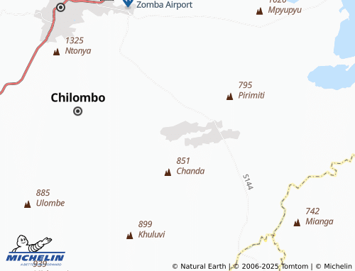 MICHELIN Tholola map - ViaMichelin