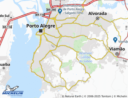 MICHELIN São José map - ViaMichelin