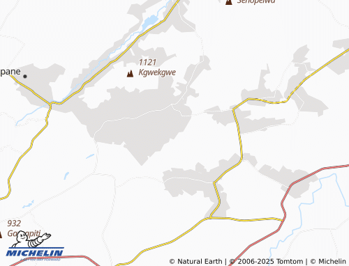 MICHELIN Leokwe map - ViaMichelin