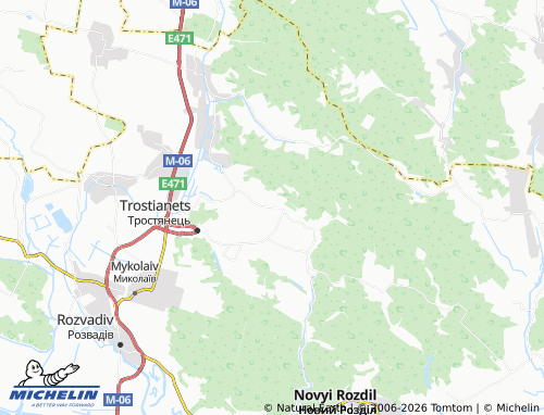Mapa MICHELIN Mala Volia - ViaMichelin