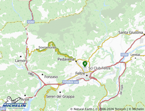 Kaart MICHELIN Norcen - ViaMichelin