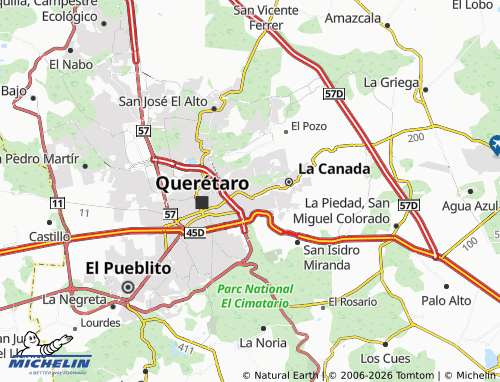 MICHELIN-Landkarte Nuevo Morelos - ViaMichelin