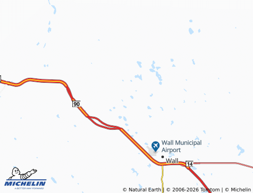 Mappa MICHELIN Lake Flat - ViaMichelin