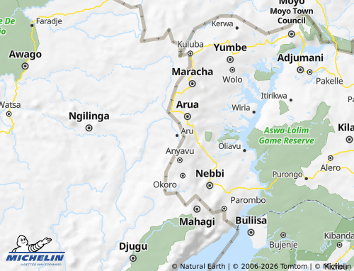 MICHELIN Aru map - ViaMichelin