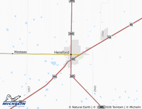 Mapa MICHELIN Hereford - ViaMichelin