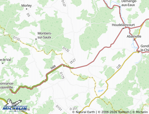 MICHELIN Bure map - ViaMichelin
