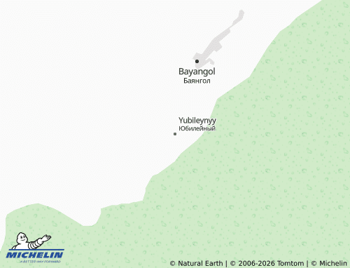 MICHELIN-Landkarte Yubileynyy - ViaMichelin