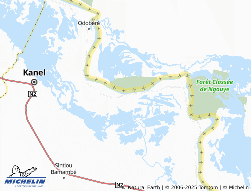 MICHELIN Nganno map - ViaMichelin