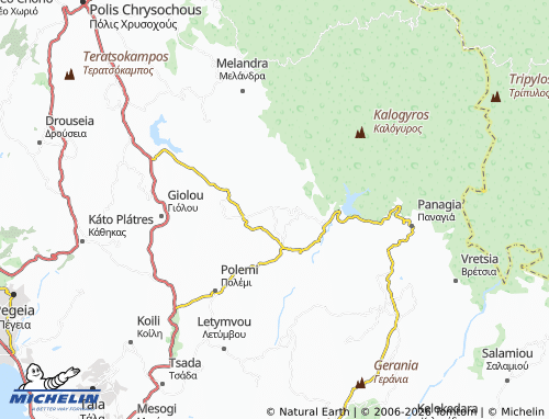 MICHELIN Fyti map - ViaMichelin