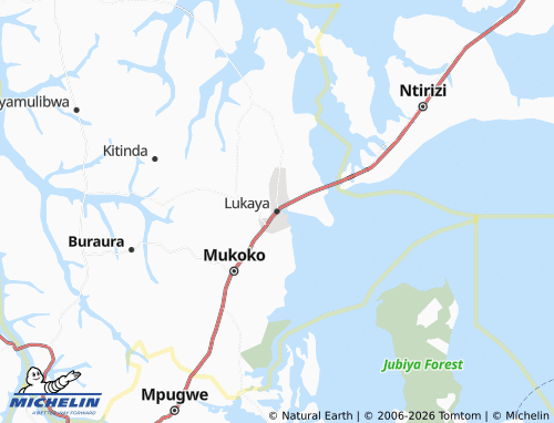 Kaart MICHELIN Lukaya - ViaMichelin