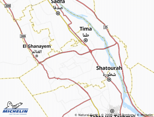 Mapa MICHELIN al-Tahreer - ViaMichelin
