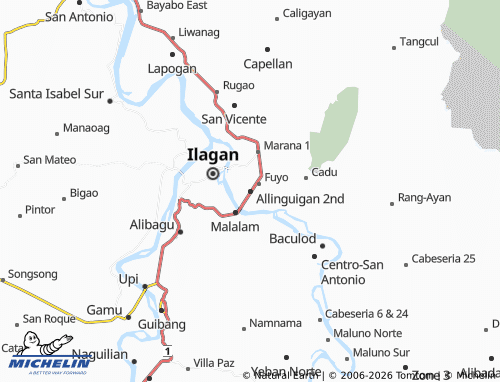 Mappa MICHELIN Allinguigan 2nd - ViaMichelin