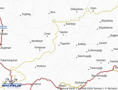MICHELIN Taşevler map - ViaMichelin
