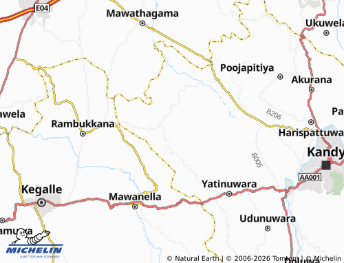 Mappa MICHELIN Mudagammana - ViaMichelin