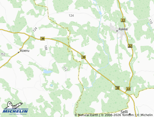 Mappa MICHELIN Kõpsta - ViaMichelin