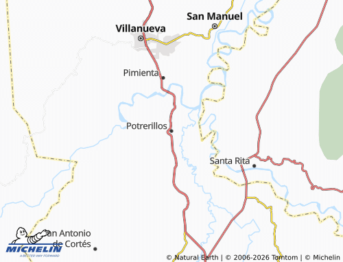 MICHELIN Potrerillos map - ViaMichelin