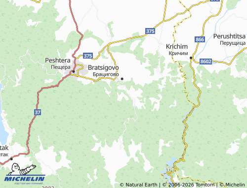 Mappa MICHELIN Rozovo - ViaMichelin